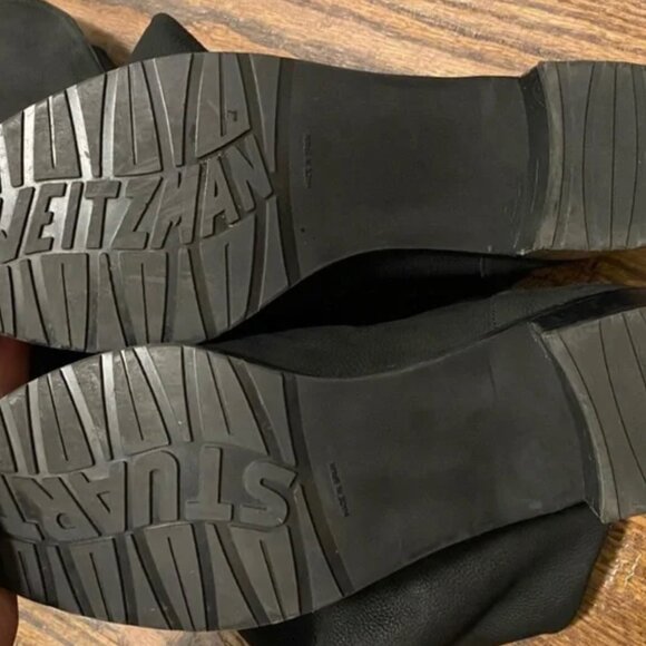 STUART WEITZMAN Over the Knee Suede Leather Boots 7 $895 - Picture 4 of 6